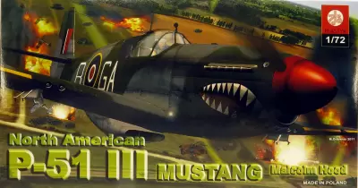 Brytyjski myśliwiec P-51 III Mustang Malcolm Hood