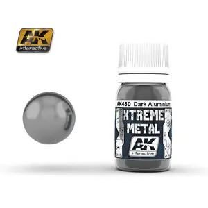 Xtreme metalizer, ciemne aluminium / 30ml
