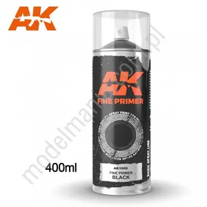 Podkład Spray Lakier 400ml - czarny