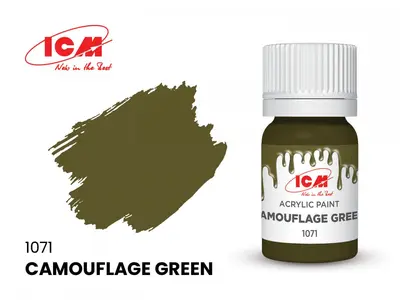 Farba akrylowa - Camouflage Green / 12ml