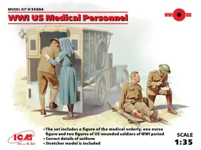 Amerykańscy sanitariusze (medycy) WWI