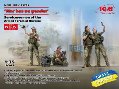 ICM 35755 Female servicemen of Army of Ukraine