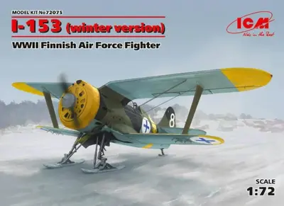 Fiński myśliwiec Polikarpow I-153 Czajka, wersja zimowa