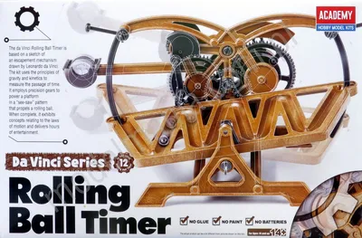Maszyny Leonardo da Vinci - Zegar kulowy