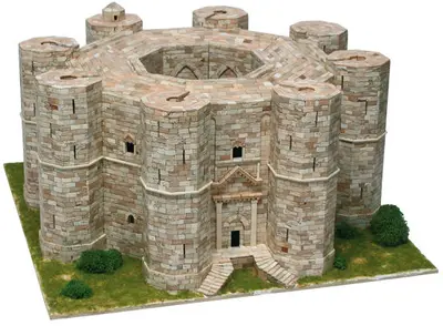 Model ceramiczny - Castel del Monte, Andria - Włochy, w.XII