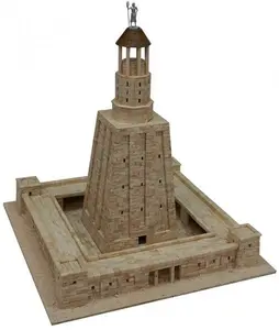 Model ceramiczny - Latarnia w Alexandrii - Egipt, wpne.III