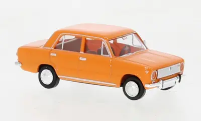 Fiat 124 pomarańczowy; 1966 rok