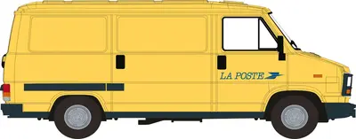 Peugeot J5 skrzynia, La Poste, 1982