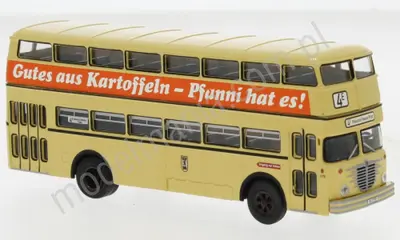 Autobus piętrowy Büssing D2U 1960 rok;  BVG - Pfanni