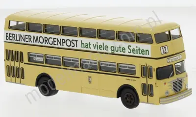 Autobus pietrowy Büssing D2U 1960 rok; BVG - Berliner Morgenpost