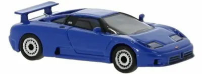 Samochód Bugatti EB 110 niebieski 1991