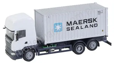Ciężarówka Scania R 13 TL z kontenerem (Car System)