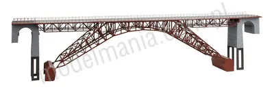 Stalowy most kolejowy