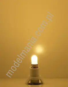 Oprawka z żarówką LED i przewodem (ciepłe światło) (ex 180660)