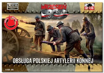 Obsługa polskiej artylerii konnej
