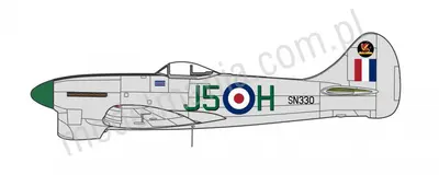 Hawker Tempest MkV RAF SN330 3 Sqd.