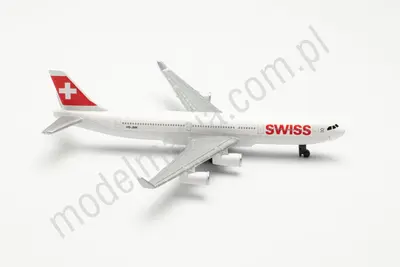 Single Airplane Swiss A340