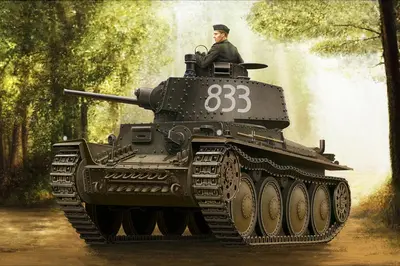 Niemiecki czołg lekki PzKpfw 38(t) Ausf. E/F