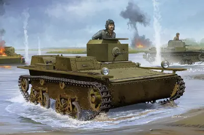 Sowiecki lekki czołg pływający T-38