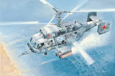 Sowiecki śmigłowiec szturmowy Kamov Ka-29 Helix-B