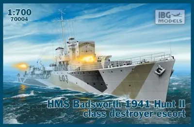 Brytyjski niszczyciel klasy Hunt II HMS Badsworth 1941