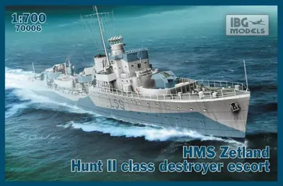 Brytyjski niszczyciel eskortowy klasy Hunt II HMS Zetland 1942