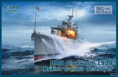 Brytyjski niszczyciel klasy G HMS Glowworm 1938