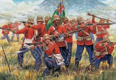 Brytyjska piechota, wojna brytyjsko-zuluska