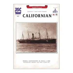 Brytyjski parowiec CALIFORNIAN