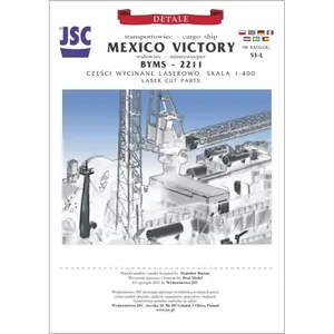 Detale laserowe do modeli Mexico Victory i BYMS 2211