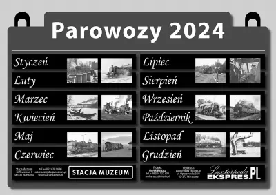 Kalendarz Parowozy 2024