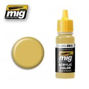 Farba akrylowa Ammo Mig - Warm Sand-Yellow