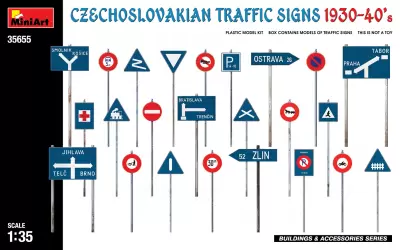 Czechosłowackie znaki drogowe 1930-40