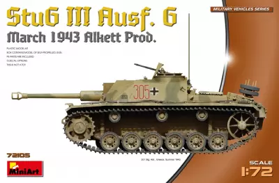 Działo szturmowe StuG III Ausf. G March 1943 Alkett Prod.