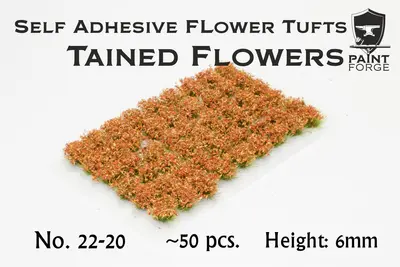 Kępy kwiatów - Tained Flowers 6mm / 50szt.