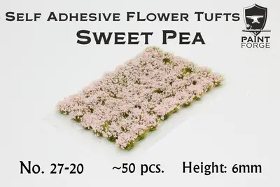 Kępy kwiatów - Sweet Pea 6mm / 50szt.