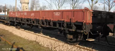 Wagon towarowy platforma ex "Ulm"