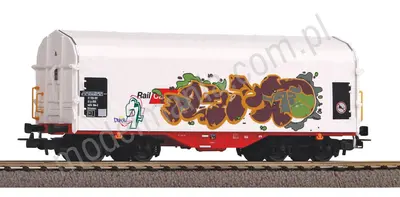 Wagon towarowy z plandeką (Graffiti)