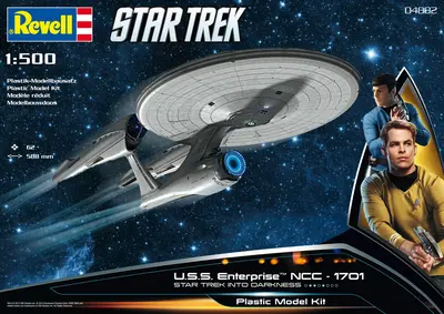 Star Trek -  U.S.S. Enterprise NCC-1701 into darkness