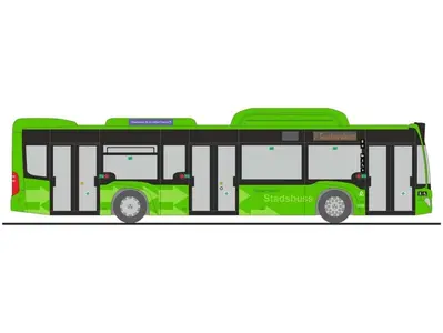 Autobus Mercedes-Benz Citaro ´15 NGT Nobina Skanetrafiken (SE)