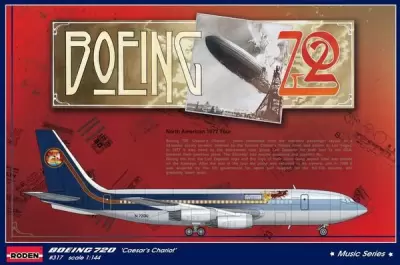 Boeing 720 "Caesar's Chariot" Led Zeppelin North America Tour 1977
