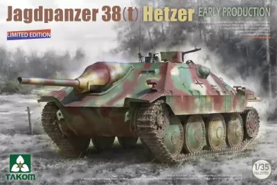 Działo pancerne Jagdpanzer 38(t) Hetzer Early Production LIMITED EDITION