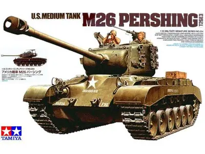 Amerykański czołg M26 Pershing (T26E3), z ruchomym podwoziem