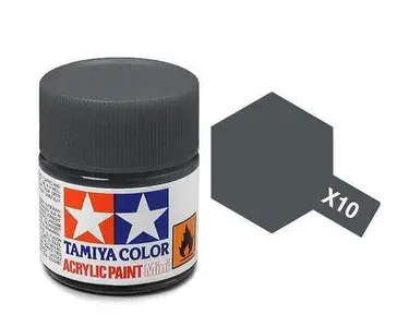 Farba akrylowa - X-10 Gun Metal gloss / 10ml