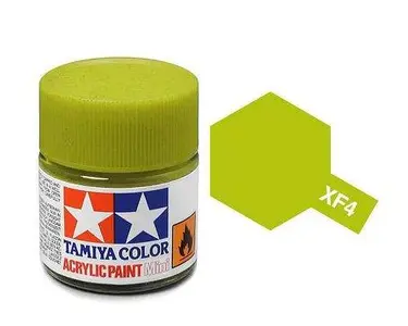 Farba akrylowa - XF-4 Yellow Green matt / 10ml