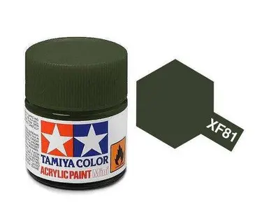 Farba akrylowa - XF-81 Dark Green matt / 10ml