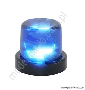 Obrotowa lampa ostrzegawcza z niebieską diodą LED