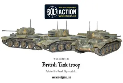 Bolt Action: British Tank Troop (3 Cromwells)